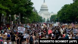 Протести против полициска бруталност и расна нееднаквост во Вашингтон