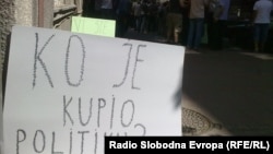 Protest radnika "Politike", foto: Ognjen Zorić