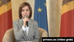 
Мая Санду, обрана президентка Молдови. 30 листопада 2020 року