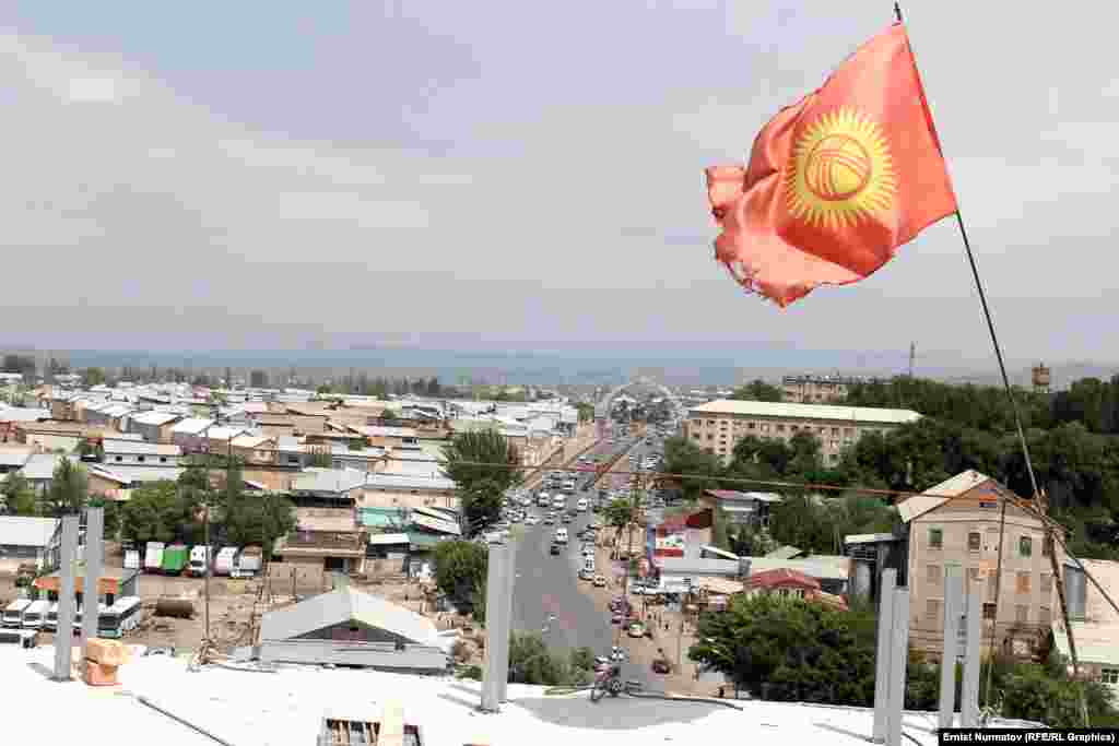 Восточные ворота &quot;Кыргыз көчү&quot;.