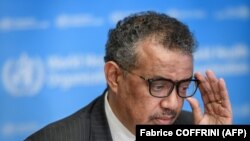 Udhëheqësi i OBSH-së, Tedros Adhanom Ghebreyesus.