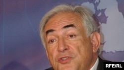 Виконавчий директор Міжнародного валютного фонду Домінік Строс-Кан
на конференції в Яльті 11 липня 2008 р.