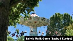 A Jardin D’Acclimatation ringlispílje 2019 júniusában