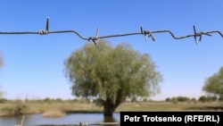 Қазақ-орыс шекарасы.