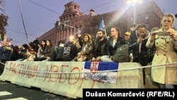 -Митинзи на поддржувачи на владата и поддршка за Дијана Хрка, 5 ноември 2025 година.