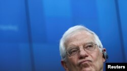 Șeful dilomației europene, Josep Borell, Bruxelles, ianuarie 2020. 