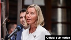 Dерховний представник ЄС із зовнішньої політики і безпеки Федеріка Моґеріні 
