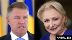 Klaus Iohannis și Viorica Dăncilă, adversari în turul doi al alegerilor, se confruntă de la distanță.