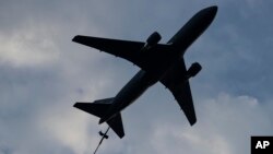 تصویری از هواپیمای سوخت‌رسان کی‌سی-۴۶ ساخت بوئینگ