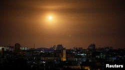 Orosz drón kilövése Kijev felett 2024. július 31-én