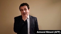 Lideri i Lëvizjes Vetëvendosje, Albin Kurti. 