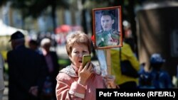 Шествие «Бессмертного полка» в Алматы, 9 мая 2019 г.