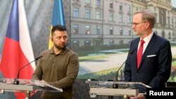 Володимир Зеленеський та Петр Фіала