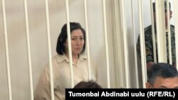 Канышай Мамыркулова сот залында. 26-июнь, 2025-жыл. 