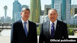 Визит президента КР Атамбаева в Казахстан, Астана, 10 мая 2012 года.