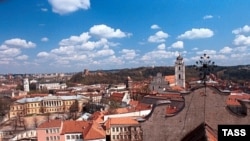 Вид на старый Вильнюс, Литва