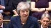 Theresa May răspunzînd astăzi întrebărilor pe tema acordului de Brexit în Camera Comunelor 