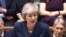 Theresa May răspunzînd astăzi întrebărilor pe tema acordului de Brexit în Camera Comunelor 