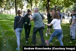 Кравченко розповів Радіо Свобода, що Гаранич вивів хлопця «на безпечну відстань, де він міг піти сам», не побоюючись нового нападу