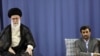 Embattled Iranian President Mahmud Ahmadinejad (right) has been faring badly in a continuing power struggle with Iran's Supreme Leader Ayatollah Ali Khamenei.