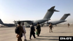 A kabuli nemzetközi repülőtér augusztus 23-án