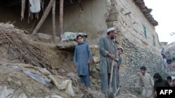 ویرانه‌های ناشی از زلزله در باجور پاسکتان