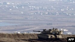 یک تانک اسرائیلی در مرز با سوریه (عکس از آرشیو)