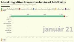 Koronavírus: a legfertőzöttebb 9 állam és Magyarország adatai
