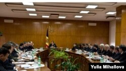 Imagine de la ședința guvernului