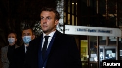 Франция президенти Эммануэл Макрон. 