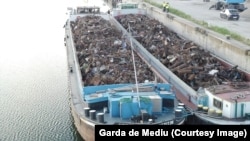 A román határőrség által lefoglalt illegális szemét