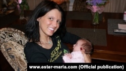 Ольга Литвиненко c дочерью