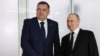 Milorad Dodik (L), predsjednik bh. entiteta Republika Srpska, ranije više puta optuživan sa secesionističku politiku, sa ruskim predsjednikom Vladimirom Putinom, Kazanj, Rusija, 21. februar 2024.