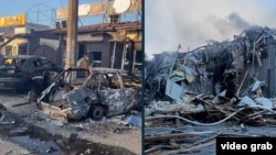 Маалыматтарга караганда, Добропольенин борборуна "ФАБ-500" үлгүсүндөгү авиабомба ташталган. 