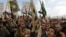 Susținători ai rebelilor Houthi la un miting din Sanaa, capitala Yemen, controlată de rebeli (fotografie de arhivă).