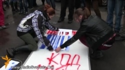 Київські студенти провели акцію «Код війни – запам’ятай!»