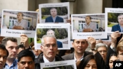 Лондондо өткөн Урунбой Усмоновду колдоо акциясы, 22-июн, 2011-жыл