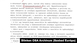 A Kossuth Rádió 1988. január 13-i Esti Magazin című hírműsorának átirata