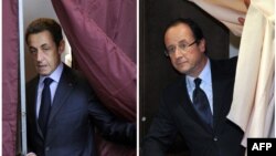 Ніколя Саркозі та Франсуа Олланд