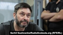 Кирило Вишинський, керівник «РИА-Новости Україна», засідання суду, Київ, 3 липня 2019 року