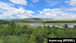 Білогірське водосховище, червень 2025 року