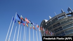 Parlamentul European, Strasbourg, Franța. 