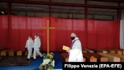 Бергамо шаары. 3-апрель, 2020-жыл.