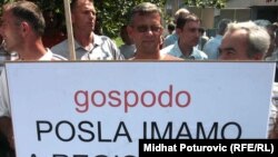 Protest radnika Krivaje, Fotografije uz tekst: Midhat Poturović