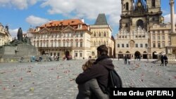 Prag u vrijeme pandemijskog Uskrsa, 4. april 2021. 