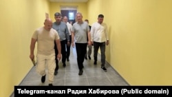 Радий Хабиров в городе Красный Луч. Август 2025 года