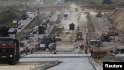 Чоң магистралдын курулушу. Польша. 