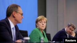Angela Merkel, după întâlnirea de pe 23 martie cu liderii regionali ai Germaniei 