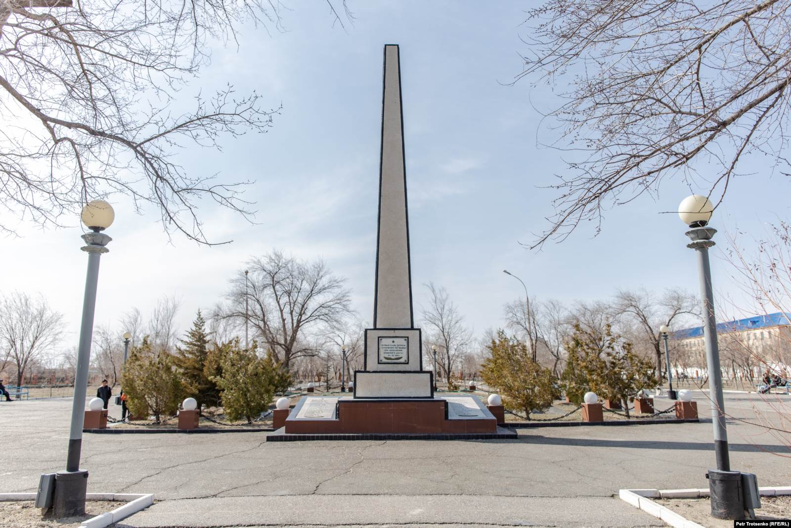 Ракета апаты құрбандарына қойылған ескерткіш. Байқоңыр, 15 наурыз 2019 жыл.