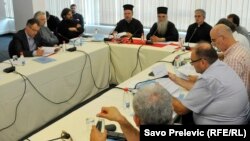 Sa okruglog stola o zakonu o slobodi vjeroispovijesti, Podgorica, 1. septembar 2015, foto: Savo Prelević